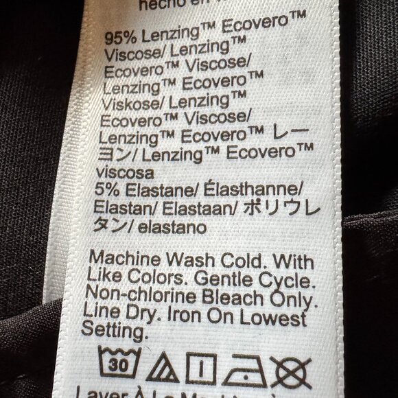 NEW J. Crew Bold Black Essential Wide Leg Pant in Women's 16 Tall - Picture 11 of 11